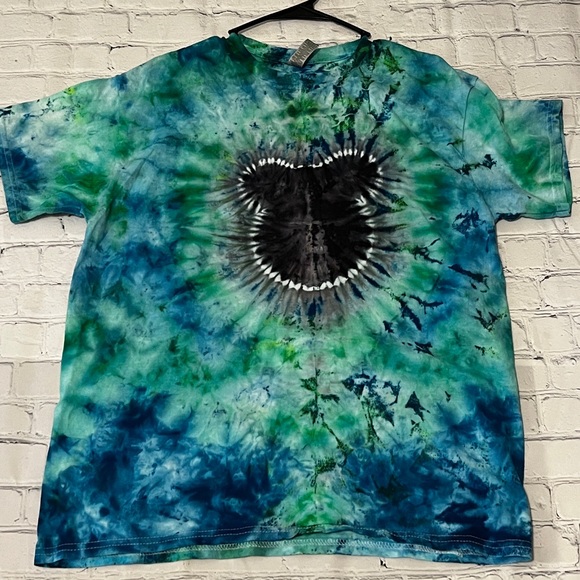 Love Tribe Womens Trendy Plus Tie Dyed Mickey Mouse Graphic Print Top White Size 2x main image 1